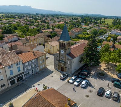 Vue de la commune de Malissard