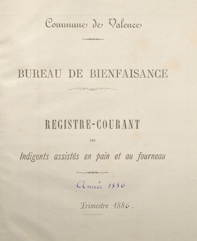 Les archives du CCAS de Valence