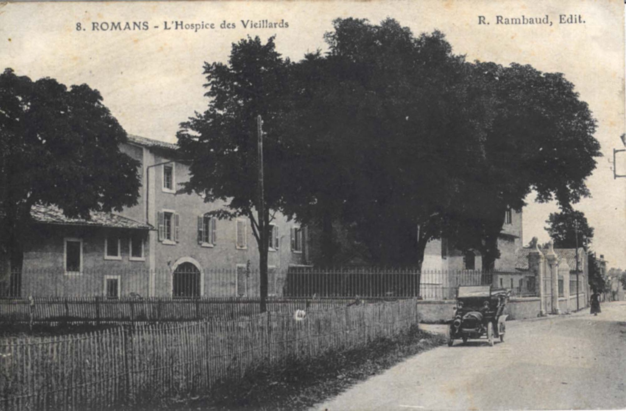 L’hospice des Vieillards de Romans-sur-Isère, 1903 (VR-1 Fi 122) © Archives & Patrimoine, Valence Romans Agglo